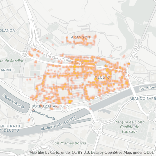 Dami ng Negosyo sa Postal Code 48014 - Bilbao, Bayang Basko
