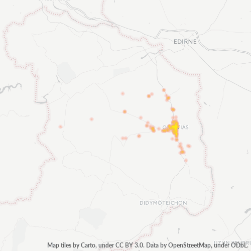 Dami ng Negosyo sa Postal Code 682 00 - Orestiáda, East Macedonia and Thrace