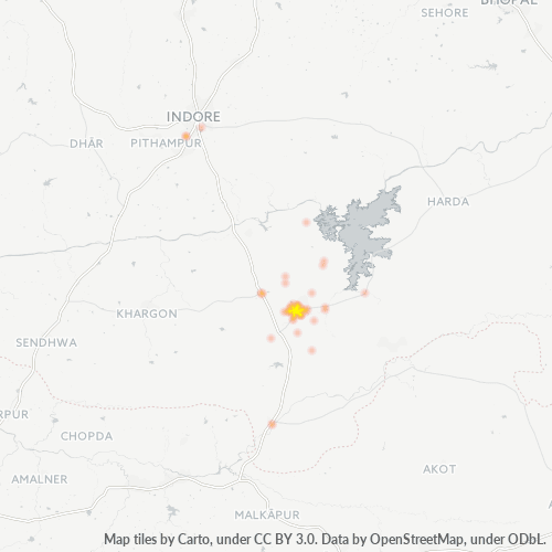 Dami ng Negosyo sa Postal Code 450001 - Madhya Pradesh