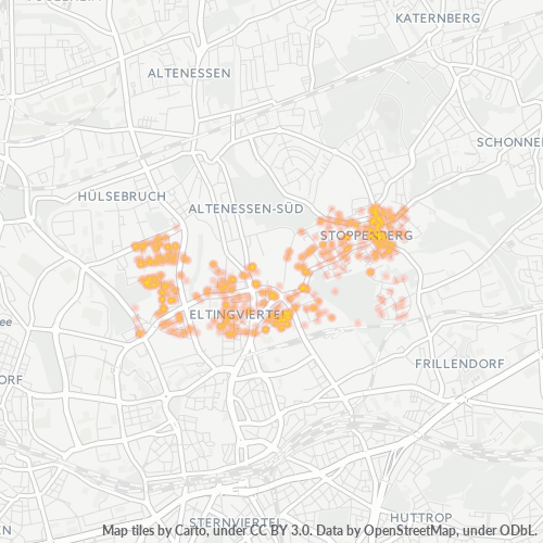 Konsentrasi Perniagaan di Poskod 45141 - Essen, North Rhine-Westphalia
