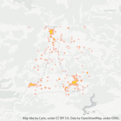 Dami ng Negosyo sa Postal Code 83570 - Montfort-sur-Argens, Provence-Alpes-Côte d'Azur