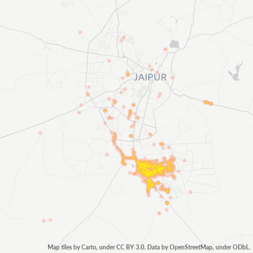 Dami ng Negosyo sa Postal Code 302033 - Jaipur, Rajasthan