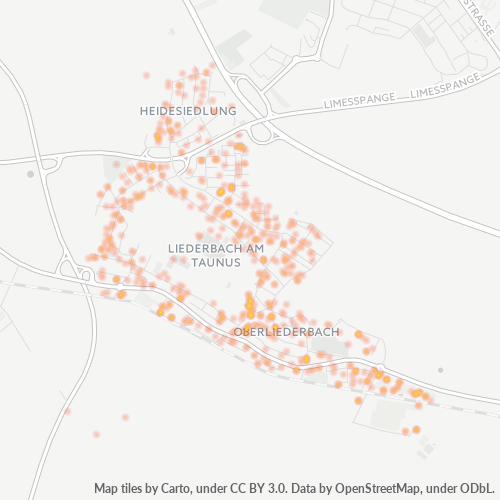 Bedrijfsconcentratie in Postcode 65835 - Liederbach, Hessen