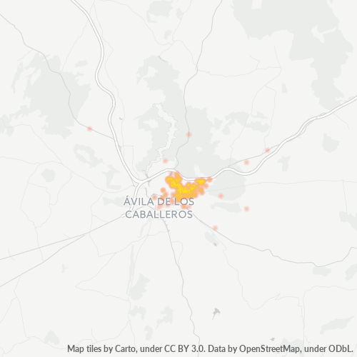Mkusanyiko wa Biashara katika Posta 05004 - Ávila, Castilla y León