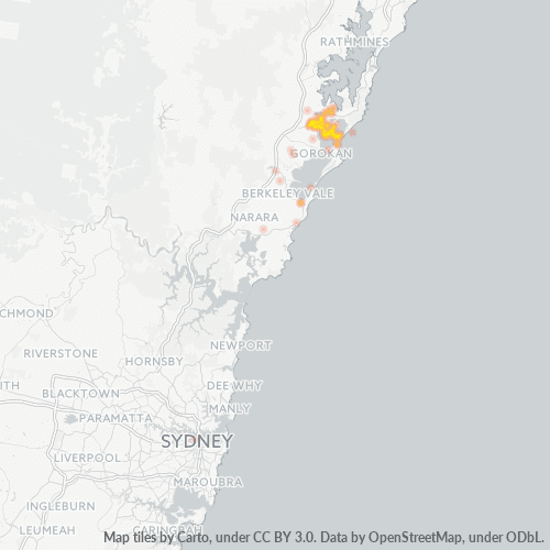 Dami ng Negosyo sa Postal Code 2262 - Doyalson, New South Wales