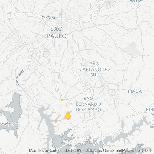 Concentració d'empreses a Codi Postal 09970-000 - Diadema (São Paulo)