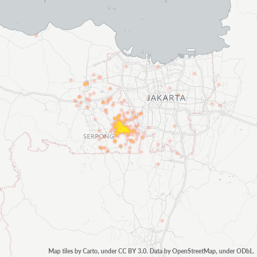 Dami ng Negosyo sa Postal Code 15413 - Tangerang, Banten
