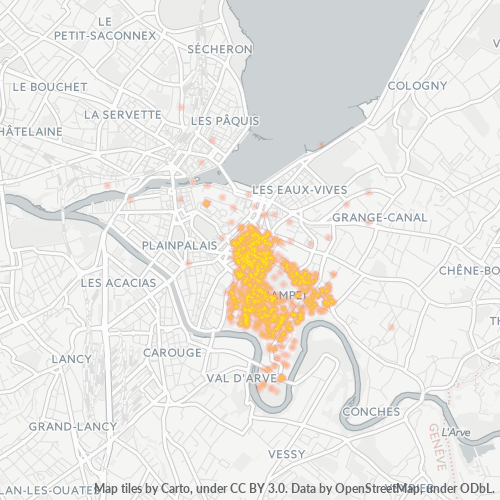 Dami ng Negosyo sa Postal Code 1206 - Geneva, Genève