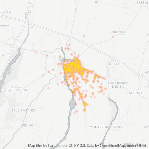 Dami ng Negosyo sa Postal Code 43123 - Parma, Emilia-Romagna