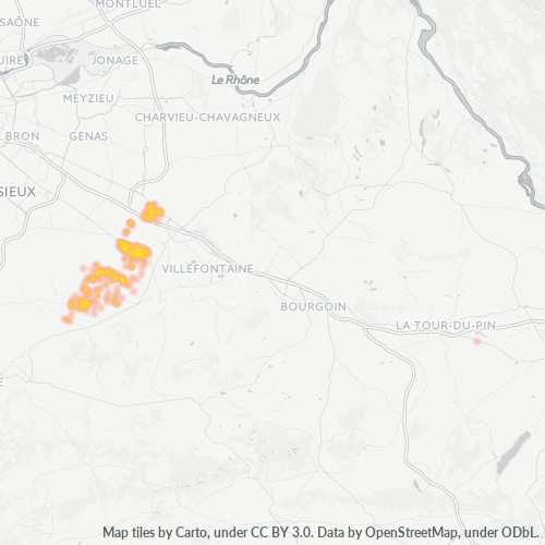 Dami ng Negosyo sa Postal Code 38540 - Heyrieux, Rhône-Alpes