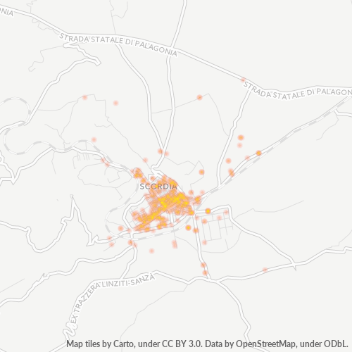 Bedrijfsconcentratie in Postcode 95048 - Italië