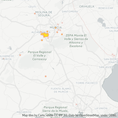 Dami ng Negosyo sa Postal Code 30169 - Murcia, Rehiyon ng Murcia