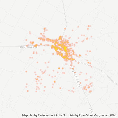 Mkusanyiko wa Biashara katika Posta 78621 - Elgin, Texas