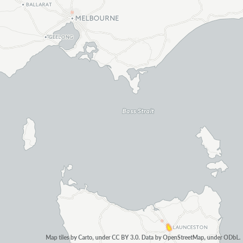 Dami ng Negosyo sa Postal Code 7249 - Kings Meadows, Tasmania
