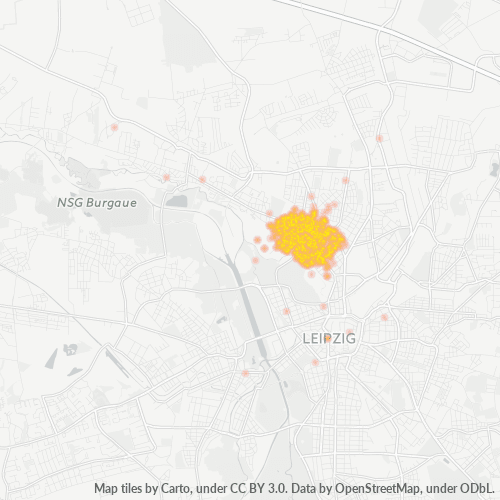 Business Concentration in Postal Code 04155 - Leipzig, Saxony