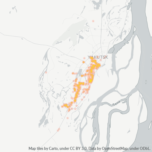 Dami ng Negosyo sa Postal Code 677007 - Magan, Republika ng Sakha