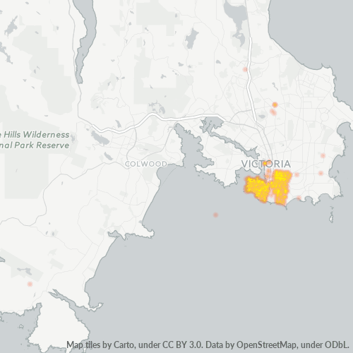 Dami ng Negosyo sa Postal Code V8V - Victoria, British Columbia