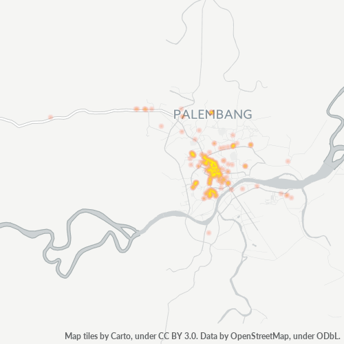 Dami ng Negosyo sa Postal Code 30129 - Palembang, Sumatera Selatan