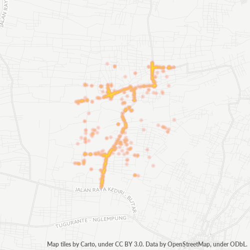 Dami ng Negosyo sa Postal Code 66153 - Blitar, Silangang Java