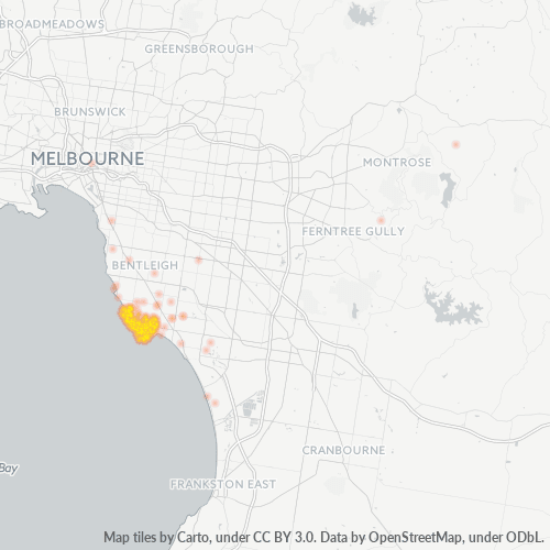 Dami ng Negosyo sa Postal Code 3193 - Beaumaris, Victoria