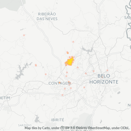 Dami ng Negosyo sa Postal Code 32113-000 - Contagem, Minas Gerais