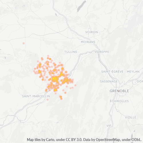 Dami ng Negosyo sa Postal Code 38470 - Rovon, Rhône-Alpes