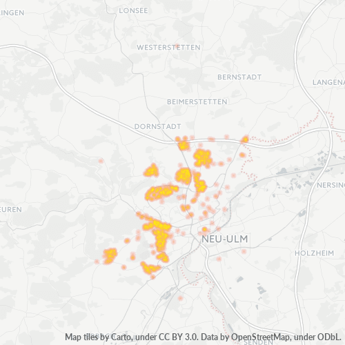 Dami ng Negosyo sa Postal Code 89081 - Ulm, Baden-Württemberg Region