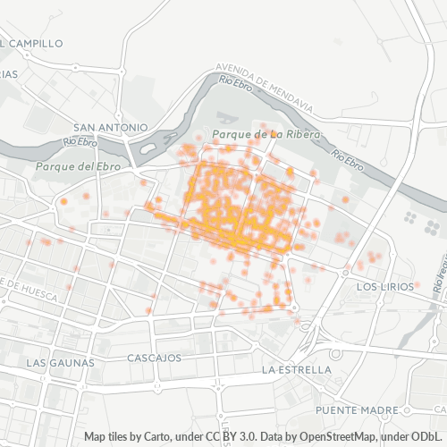 Verksamhetskoncentration i Postnummer 26004 - Logroño, La Rioja (autonom region)