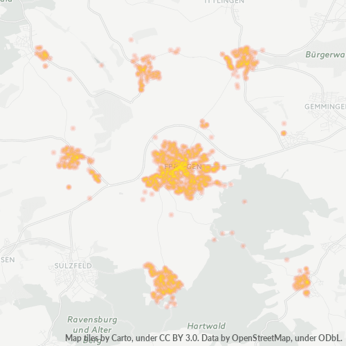 Business Concentration in Postal Code 75031 - Eppingen, Baden-Württemberg