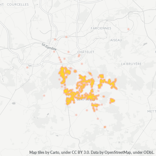Bedrijfsconcentratie in Postcode 6280 - België