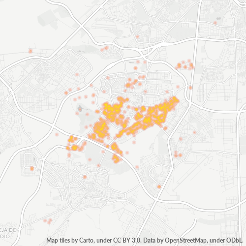Bedrijfsconcentratie in Postcode 28914 - Leganés, Madrid (autonome gemeenschap)