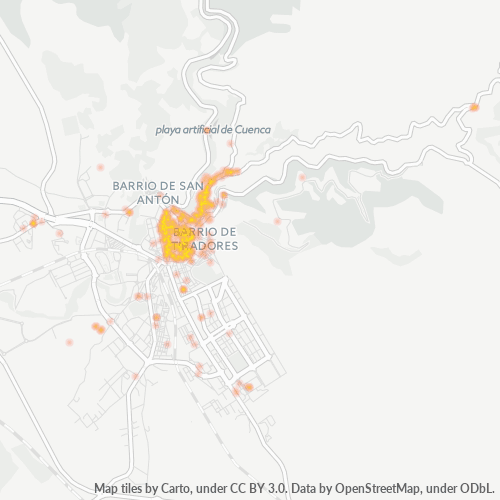 Dami ng Negosyo sa Postal Code 16001 - Cuenca, Castilla-La Mancha