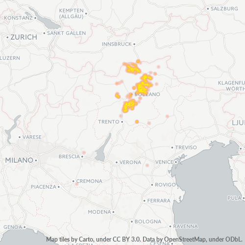 Dami ng Negosyo sa Postal Code 39040 - Italya