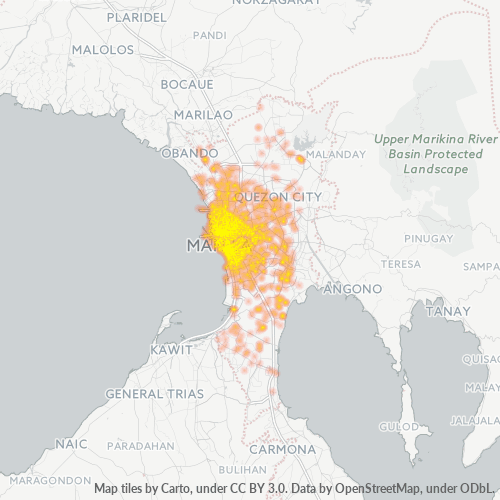 Business Concentration in Zip Code 1000 - Manila, Metro Manila