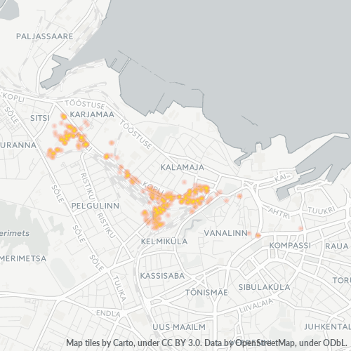Dami ng Negosyo sa Postal Code 10412 - Sitsi, Harjumaa