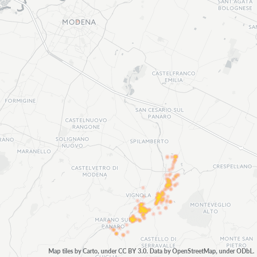 Dami ng Negosyo sa Postal Code 41056 - Formica, Emilia-Romagna