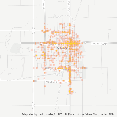 Mkusanyiko wa Biashara katika Posta 66720 - Chanute, Kansas