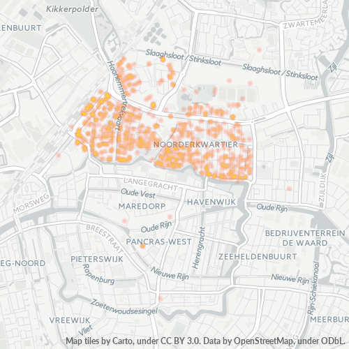 Dami ng Negosyo sa Postal Code 2316 - Leiden, Provincie Zuid-Holland