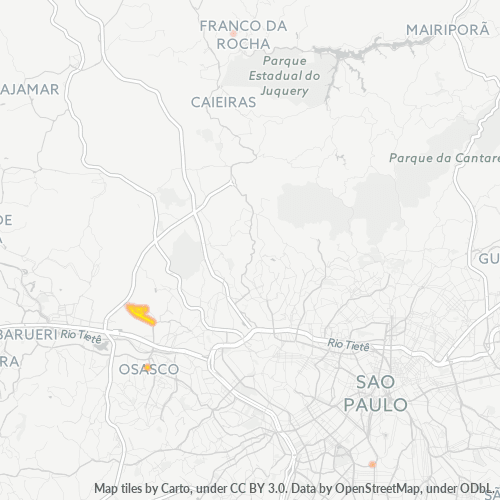Dami ng Negosyo sa Postal Code 06253-000 - Osasco, São Paulo