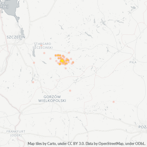 Bedrijfsconcentratie in Postcode 73-200 - Kołki, Woiwodschap West-Pommeren