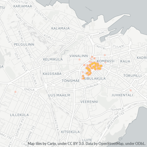 Dami ng Negosyo sa Postal Code 10143 - Sitsi, Harjumaa