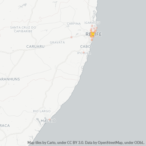 Dami ng Negosyo sa Postal Code 50070-000 - Recife, Pernambuco