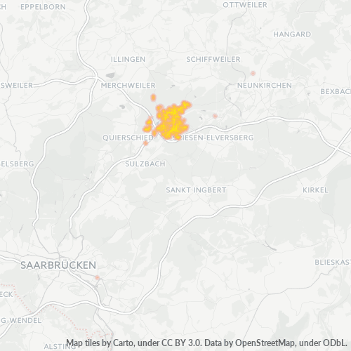 Business Concentration in Postal Code 66299 - Friedrichsthal, Saarland