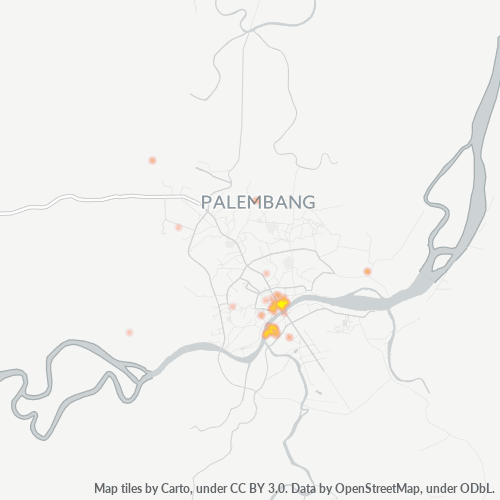 Dami ng Negosyo sa Postal Code 30122 - Palembang, Sumatera Selatan