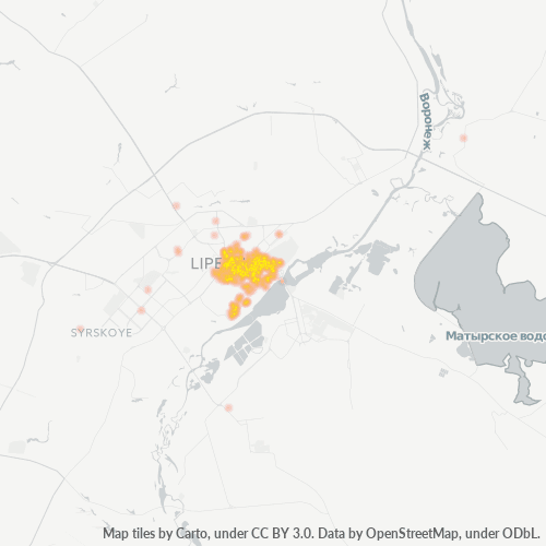 Dami ng Negosyo sa Postal Code 398059 - Lipetsk, Lipetsk Oblast