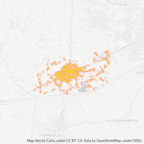 Dami ng Negosyo sa Postal Code 3781 - Voorthuizen, Provincie Gelderland