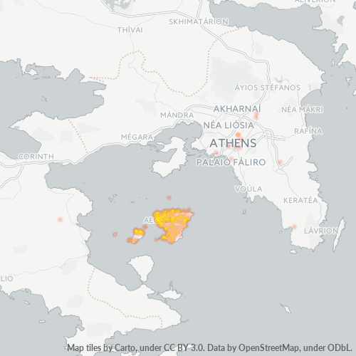 Dami ng Negosyo sa Postal Code 180 10 - Aegina, Attica