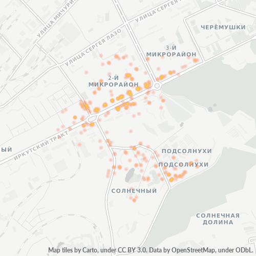Dami ng Negosyo sa Postal Code 634062 - Tomsk, Tomsk Oblast