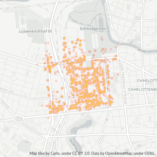 Concentrarea activității în Cod Postal 14059 - Berlin