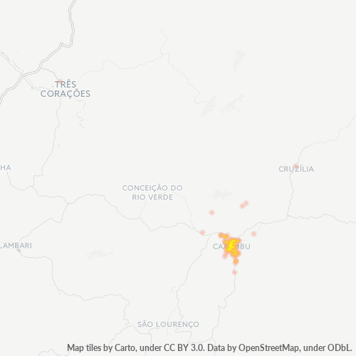 Concentració d'empreses a Codi Postal 37440-000 - Caxambu, Minas Gerais